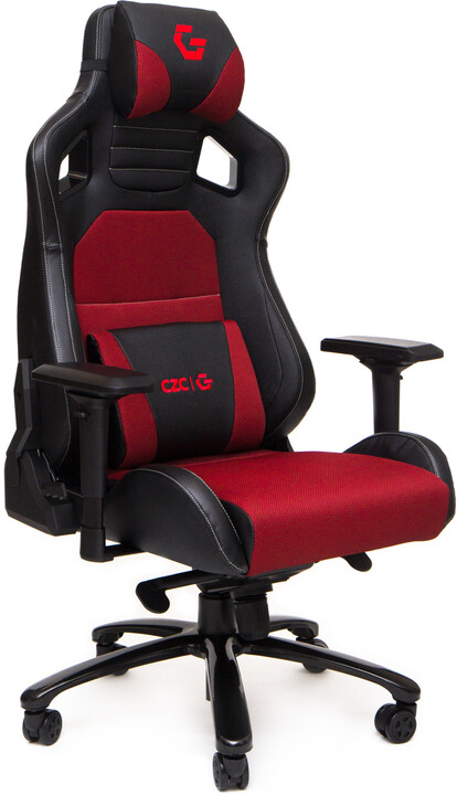 CZC.Gaming Throne, herní židle, černá/červená_1702058695