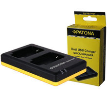 Patona nabíječka pro foto Dual Quick Sony NP-FM500H USB Poukaz 200 Kč na nákup na Mall.cz