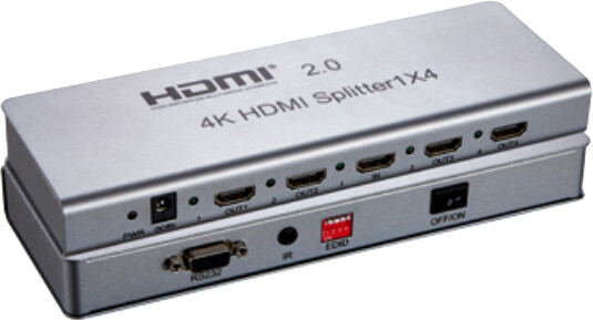 PremiumCord HDMI 2.0 splitter 1-4 porty, 4K x 2K/60Hz, FULL HD, 3D_999167134