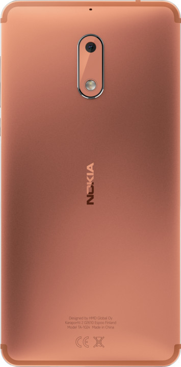 Nokia 6, Dual Sim, měděná_1948685523