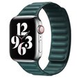 COTEetCI kožený řemínek pro Apple Watch, 38/40/41 mm, zelená