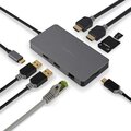 Nedis Multiportový adaptér USB-C, 2xUSB-A, USB-C, 2xHDMI, RJ45, SD &amp; MicroSD_1387643600