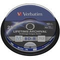 Verbatim BD-R, M-Disc, 4x, 25GB, printable, 10 ks, spindle