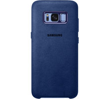Samsung S8+, zadní kryt - kůže Alcantara, modrá_201467765