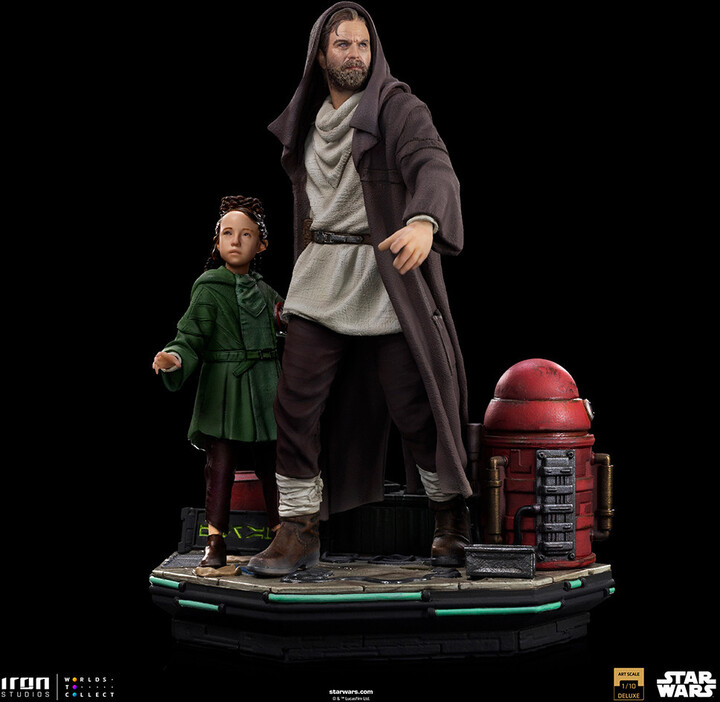 Figurka Iron Studios Star Wars - Obi-Wan and Young Leia Deluxe Art Scale 1/10_831000797