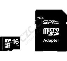 Silicon Power Micro SDHC 16GB Class 6 + adaptér_2055259653