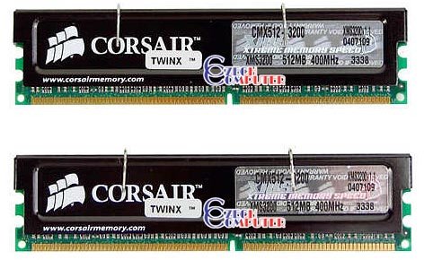 Corsair DIMM 1024MB DDR 400MHz TwinX1024-3200_846722118