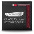 CableMod Classic Coiled Cable, USB-C/USB-A, 1,5m, Republic Red_1670329265