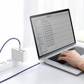 BASEUS kabel Cafule USB-C - USB-C, nabíjecí, datový, 100W, 1m, fialová