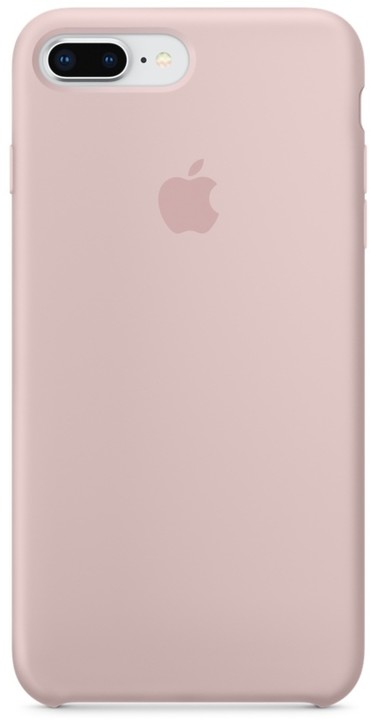 Apple silikonový kryt na iPhone 8 Plus / 7 Plus, pískově růžová_558396216