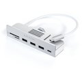 Satechi USB-C Clamp Hub iMac 24&quot; (2021), USB-C 5 Gbps, 3x USB-A 3.0 5 Gbps, stříbrná_805142335