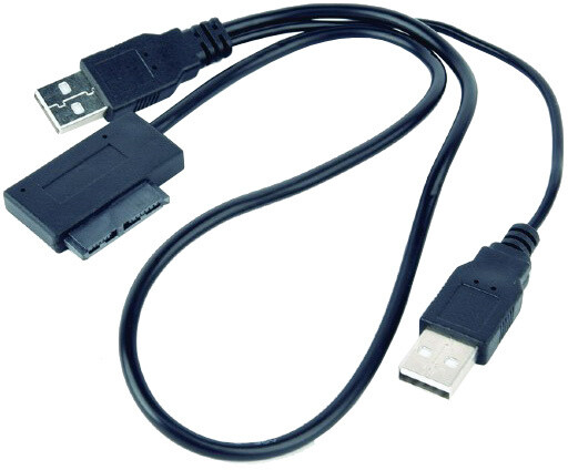 Gembird CABLEXPERT kabel externí adaptér USB na Slim SATA SSD, DVD_1809136450
