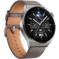 Huawei Watch GT 3 Pro 46 mm, Light Titanium Case, Gray Leather Strap_1501891559