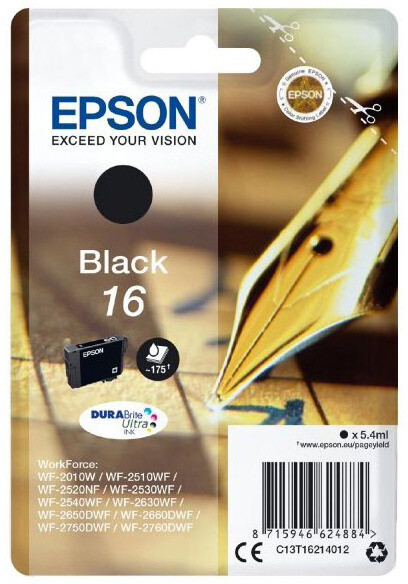 Epson C13T16214012, Durabite 16, černá_1395333346