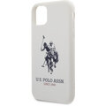 U.S. Polo silikonový kryt Big Horse pro iPhone 11 Pro, bílá_1114751172