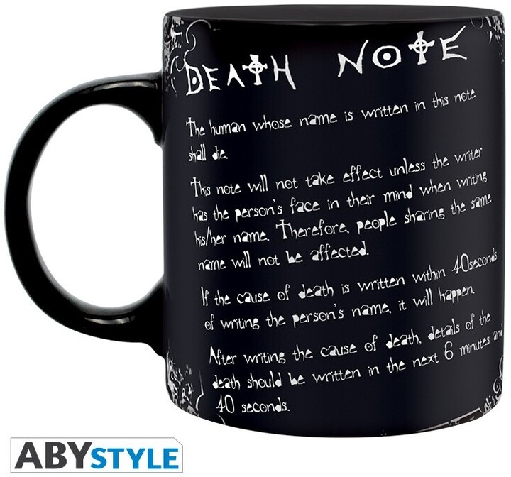 Hrnek Death Note - L &amp; Rules, 320ml_1819261195