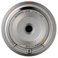 Olympus Body Cap Lens 15mm f/8, stříbrná