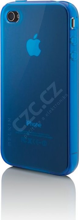 Belkin pouzdro Grip Vue pro iPhone 4, modré_1863417996