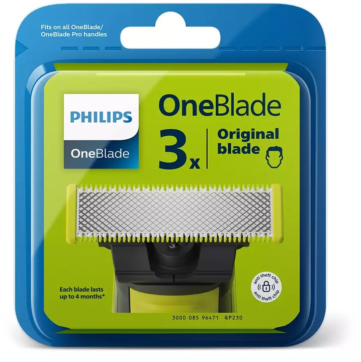 Philips OneBlade QP230/50 - Náhradní břity 3 ks_1336299284