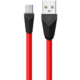 Remax Alien datový kabel s micro USB, 1m, červeno-černá