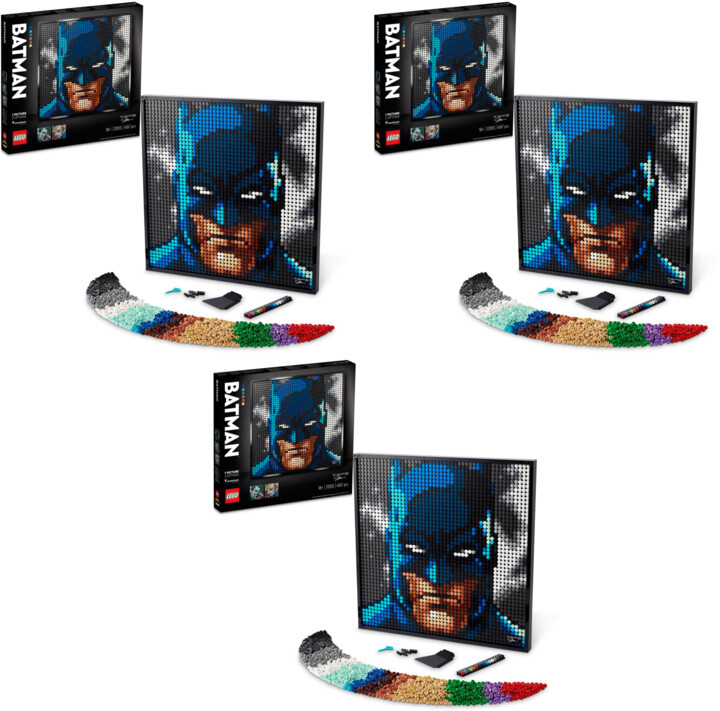 Extra výhodný balíček LEGO® Art - Kolekce Jim Lee – Batman™ 31205 - epický Batman nebo 3 různé portr
