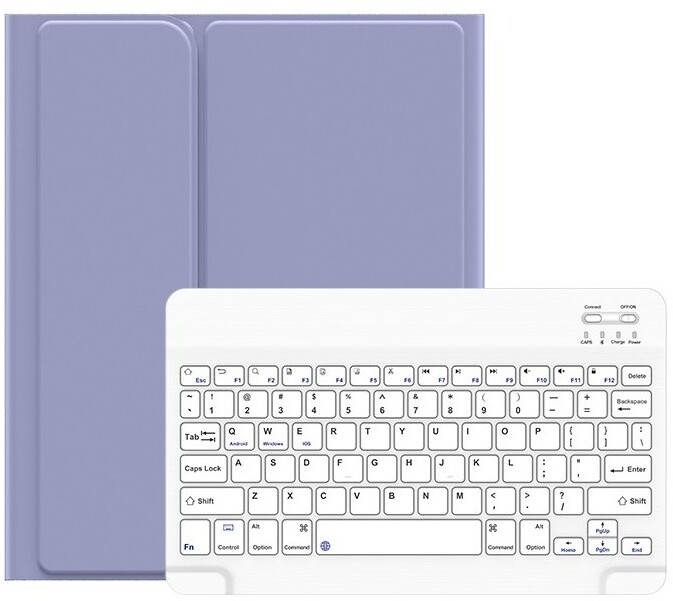 Usams ochranný kryt s klávesnicí BH655 pro Apple iPad Air 10.9&quot;, fialová/bílá_363221135