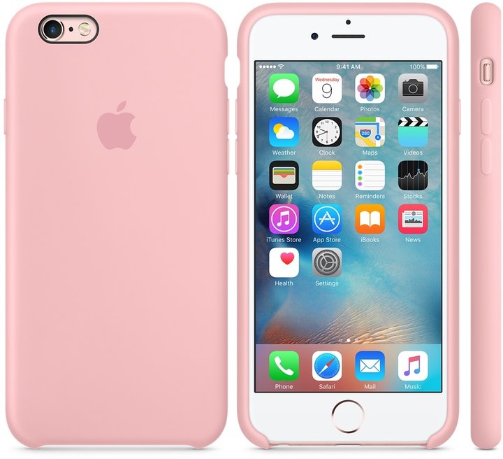 Apple iPhone 6s Silicone Case, růžová_637121090