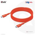 Club3D kabel USB-C, Data 480Mb,PD 240W(48V/5A) EPR, M/M, 2m_2076424830