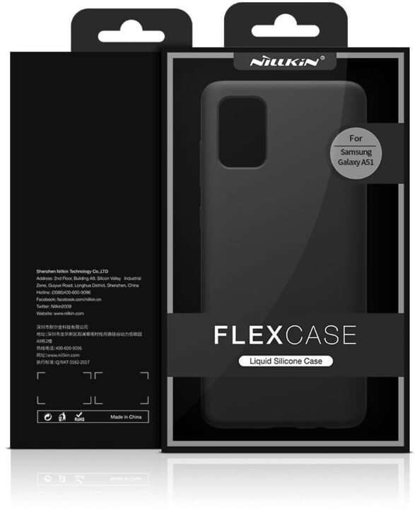 Nillkin silikonové pouzdro Flex Pure Liquid pro Samsung Galaxy A51, černá_1922793926