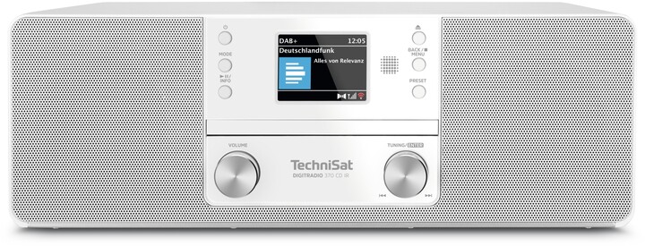 TechniSat DigitRadio 370 CD IR, bílá_1372198030