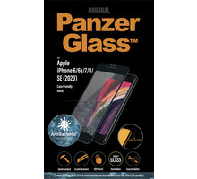 PanzerGlass Edge-to-Edge pro Apple iPhone 6/ 6s/ 7/ 8/ SE(2020), Anti-bacterial, černá_1806604944