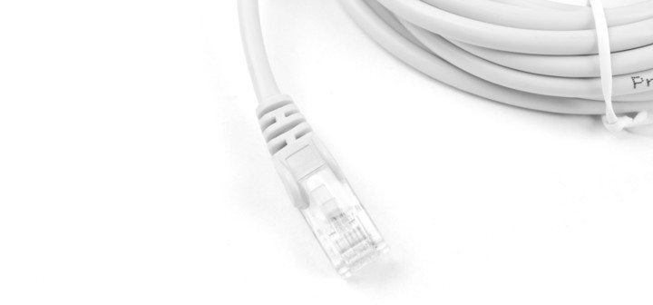 UTP kabel rovný kat.6 (PC-HUB) - 10m, šedá_1366767951