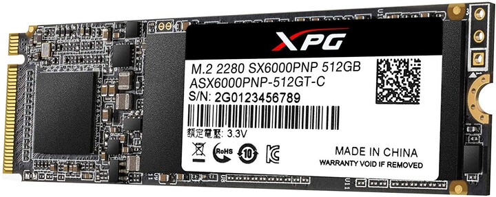 ADATA XPG SX6000 PRO, M.2 - 512GB