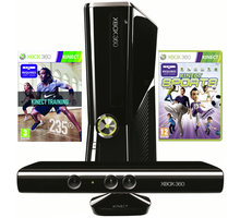 XBOX 360 S Standard S Kinect 4GB Nike Fitness + Kinect Sports 1_1869814137