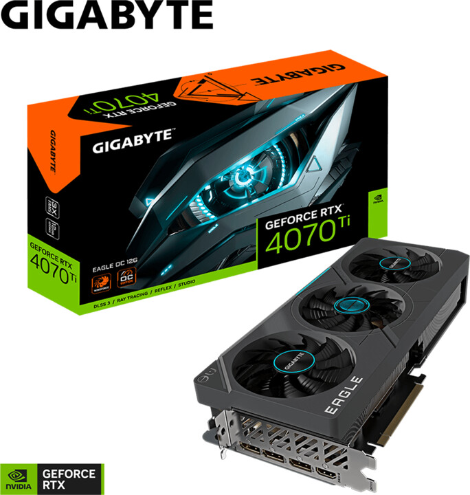 GIGABYTE GeForce RTX 4070 Ti EAGLE OC 12G, 12GB GDDR6X_128971547