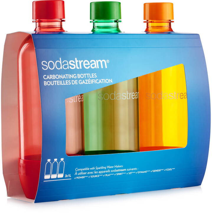 SodaStream Lahev TriPack 1l ORANGE/RED/GREEN_1180641122