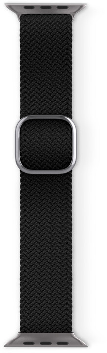 EPICO textilní pletený pásek pro Apple Watch 42/44/45 mm, černá_224653672