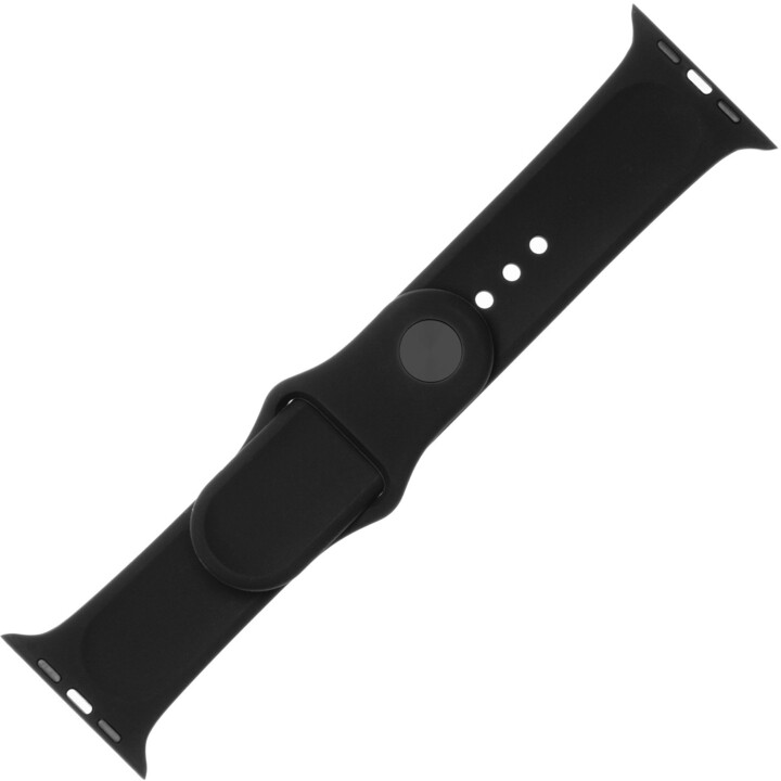 FIXED silikonový řemínek pro Apple Watch, 38/40mm, černá_1974263549