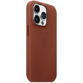 Apple kožený kryt s MagSafe pro iPhone 14 Pro, cihlově hnědá_1916316105