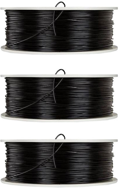 Verbatim tisková struna (filament), PLA, 1,75mm, 3x1kg, černá_1850714669