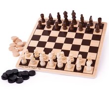 Desková hra Bigjigs - Šachy a dáma
