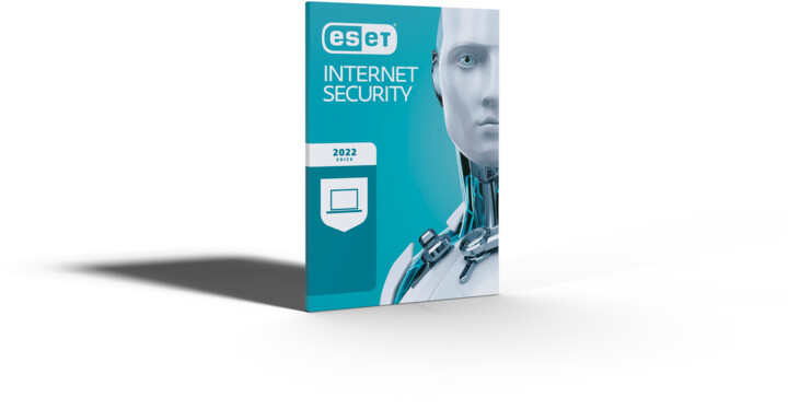 ESET Internet Security pro 1 PC na 3 roky, prodloužení licence