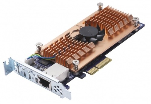 QNAP QM2-2P10G1T - Duální SSD M.2 2280 pro rozhraní PCIe a jednoportová rozšiřující karta sítě 10GbE_1810036726