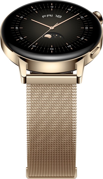 Huawei Watch GT 3 42 mm Elegant, Light Gold, Light Gold Milanese Strap_2050637