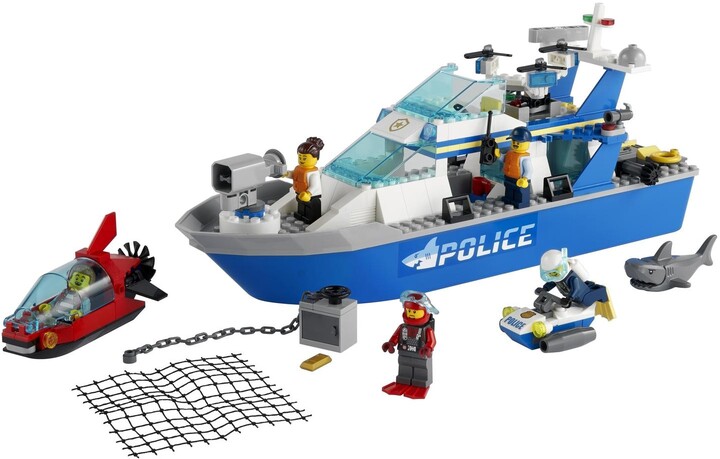 LEGO® City 60277 Policejní hlídková loď_710739382
