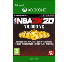 NBA 2K20 - 75000 VC (Xbox ONE) - elektronicky_210829574