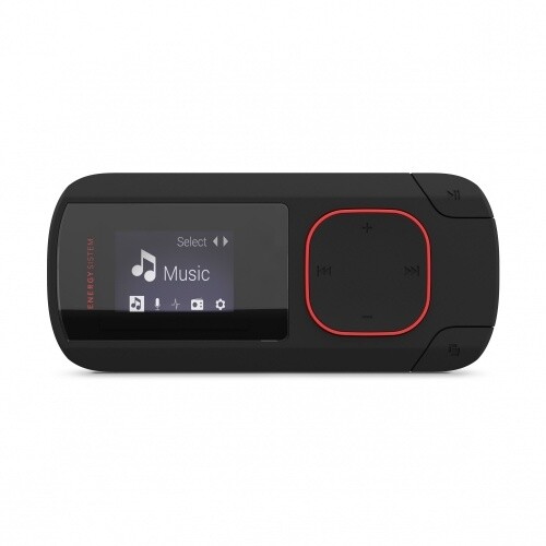 Energy Sistem Clip Bluetooth, 8GB, černá/červená_302916597