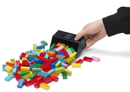 Naběrač LEGO, na kostičky, set 2ks, šedá/černá_922844566