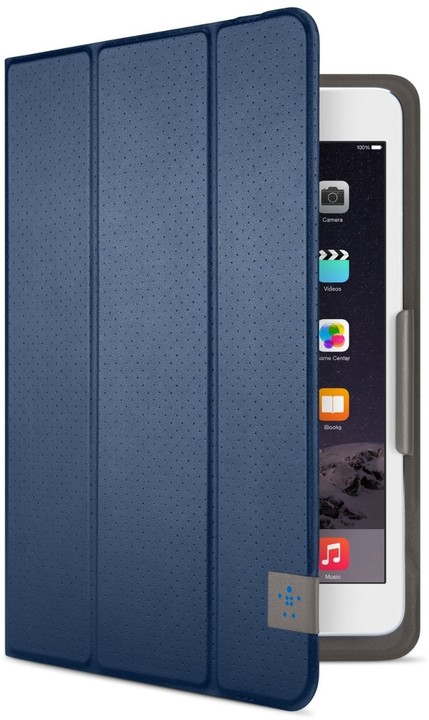 Belkin iPad mini 4/3/2 pouzdro Trifold Folio, modrá_1940311000