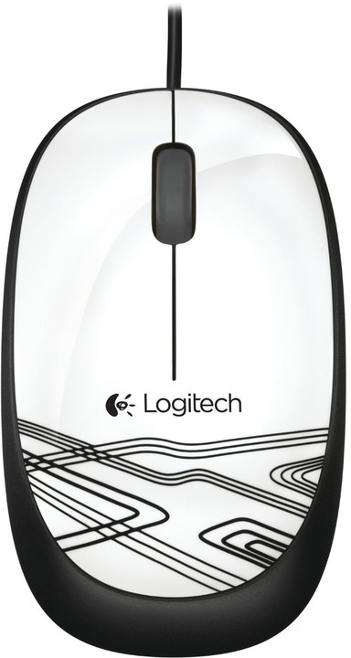 Logitech Mouse M105, bílá_385529213